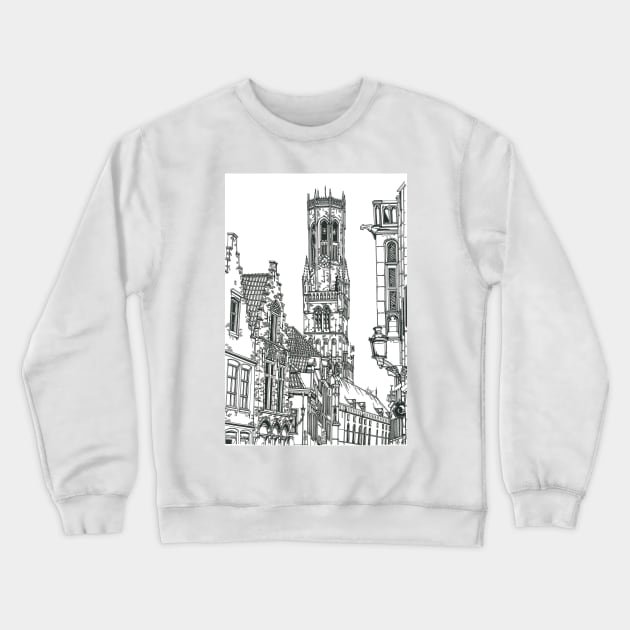 Brugge Crewneck Sweatshirt by valery in the gallery